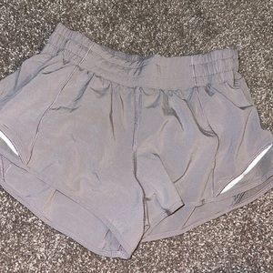 Lululemon grey shorts size 6